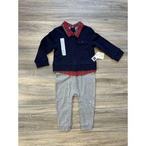 Baby Gap 18-24 Months‎ Boys Plaid Sweater Outfit